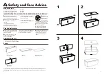 Preview for 2 page of Argos Medium Pink Velvet Ottoman 419/8688 Safety And Care Manual