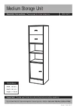 Argos Medium Storage Unit 833/2471 Assembly Instructions Manual предпросмотр