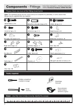 Предварительный просмотр 4 страницы Argos Mendoza 228/2723 Assembly Instructions Manual