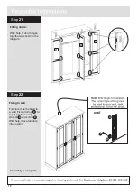 Предварительный просмотр 18 страницы Argos Mendoza 228/2723 Assembly Instructions Manual