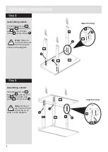 Предварительный просмотр 6 страницы Argos Mendoza 228/9953 Assembly Instructions Manual