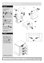 Предварительный просмотр 9 страницы Argos Mendoza 228/9953 Assembly Instructions Manual