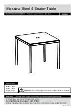 Argos Messina Steel Assembly Instructions preview