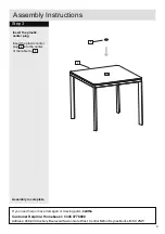 Предварительный просмотр 5 страницы Argos Messina Steel Assembly Instructions