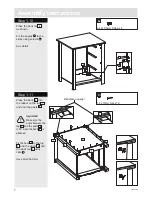 Предварительный просмотр 8 страницы Argos Mia 3 Drawer Chest Assembly Instructions Manual