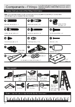 Предварительный просмотр 4 страницы Argos Montana 389/9201 Assembly Instructions Manual