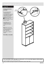 Предварительный просмотр 12 страницы Argos Montana 389/9201 Assembly Instructions Manual