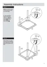 Preview for 5 page of Argos Napoli 600/6259 Assembly Instructions Manual