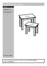 Preview for 12 page of Argos Nest of Tables 609/1439 Assembly Instructions Manual