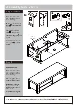 Preview for 9 page of Argos New Charlie TV Unit Assembly Instructions Manual