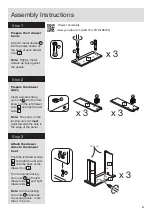 Предварительный просмотр 5 страницы Argos New Hallingford 258/7693 Assembly Instructions Manual