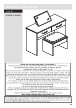 Предварительный просмотр 23 страницы Argos New Hallingford 346/9727 Assembly Instructions Manual