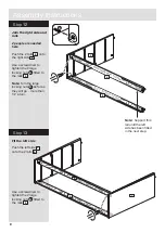 Предварительный просмотр 10 страницы Argos New Hallingford 4+4 Drawer Chest Assembly Instructions Manual