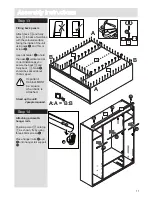 Предварительный просмотр 11 страницы Argos New Hallingford 4 Door 3 Drawer Wardrobe Assembly Instructions Manual