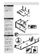 Предварительный просмотр 9 страницы Argos New Hallingford2 Door 3 Drawer Wardrobe Assembly Instructions Manual