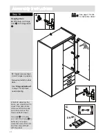 Предварительный просмотр 12 страницы Argos New Hallingford2 Door 3 Drawer Wardrobe Assembly Instructions Manual