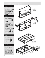 Предварительный просмотр 6 страницы Argos New Sywell 5 Drawer Chest Assembly Instructions Manual