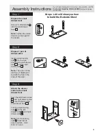 Предварительный просмотр 5 страницы Argos Newport Chest Pack Assembly Instructions Manual