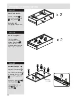 Предварительный просмотр 14 страницы Argos Newport Chest Pack Assembly Instructions Manual