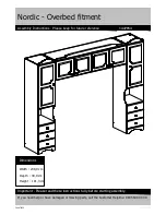 Предварительный просмотр 1 страницы Argos Nordic Overbed fitment Assembly Instructions Manual