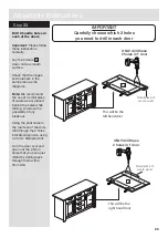 Предварительный просмотр 21 страницы Argos Ohio 6+2 Sideboard 314/7128 Assembly Instructions Manual