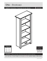 Argos Ohio Bookcase Assembly Instructions Manual предпросмотр