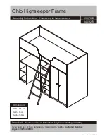 Argos Ohio Highsleeper Frame Assembly Instructions Manual предпросмотр