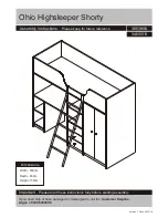 Argos Ohio Highsleeper Shorty Assembly Instructions Manual preview