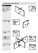 Предварительный просмотр 4 страницы Argos Ohio Ottoman 143/6563 Assembly Instructions