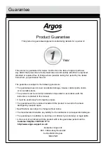 Предварительный просмотр 19 страницы Argos OPTi 609/7543 Assembly & User Instructions