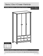 Предварительный просмотр 1 страницы Argos Osaka 3 Door 4 Drawer Wardrobe Assembly Instructions Manual