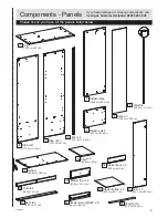 Предварительный просмотр 3 страницы Argos Osaka 3 Door 4 Drawer Wardrobe Assembly Instructions Manual