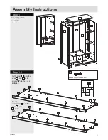 Предварительный просмотр 5 страницы Argos Osaka 3 Door 4 Drawer Wardrobe Assembly Instructions Manual