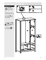 Предварительный просмотр 16 страницы Argos Osaka 3 Door 4 Drawer Wardrobe Assembly Instructions Manual