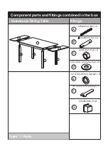 Предварительный просмотр 2 страницы Argos OXFORD DINING FURNITURE Easy Assembly Instructions