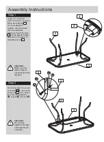 Предварительный просмотр 4 страницы Argos Pacific 6 Seater Patio Set 651/1531 Assembly Instructions Manual