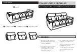 Предварительный просмотр 1 страницы Argos PAULO LARGE RECLINER 1454026 Assembly Instructions