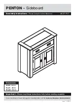 Предварительный просмотр 1 страницы Argos PENTON 462/7757 Assembly Instructions Manual