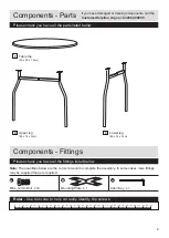 Preview for 3 page of Argos Perth 423/8029 Assembly Instructions