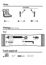 Preview for 3 page of Argos Princess Dining Chair 398/1298 Manual