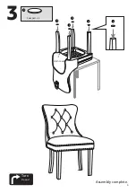 Preview for 5 page of Argos Princess Dining Chair 398/1298 Manual