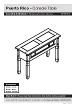 Предварительный просмотр 1 страницы Argos Puerto Rico Assembly Instructions Manual