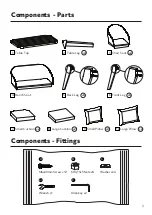 Preview for 3 page of Argos Rattan 4 Piece Sofa Set 502/2636 Manual