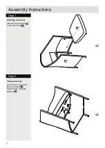 Предварительный просмотр 4 страницы Argos Rattan Effect Egg Set With Stools 464/8640 Assembly Instructions Manual