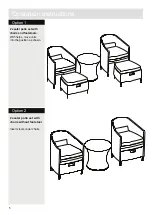 Предварительный просмотр 6 страницы Argos Rattan Effect Egg Set With Stools 464/8640 Assembly Instructions Manual