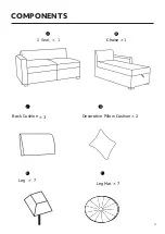 Preview for 3 page of Argos REAGAN FAB LH CRN CHAISE SOFABED CHARCOAL 6980038 Assembly Instructions Manual