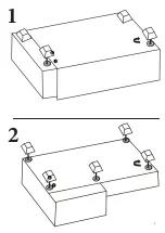 Preview for 4 page of Argos REAGAN FAB LH CRN CHAISE SOFABED CHARCOAL 6980038 Assembly Instructions Manual