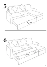 Preview for 6 page of Argos REAGAN FAB LH CRN CHAISE SOFABED CHARCOAL 6980038 Assembly Instructions Manual