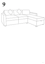 Preview for 8 page of Argos REAGAN FAB LH CRN CHAISE SOFABED CHARCOAL 6980038 Assembly Instructions Manual