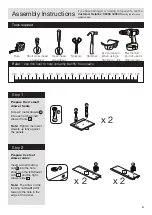 Предварительный просмотр 5 страницы Argos Retro 226/2877 Assembly Instructions Manual